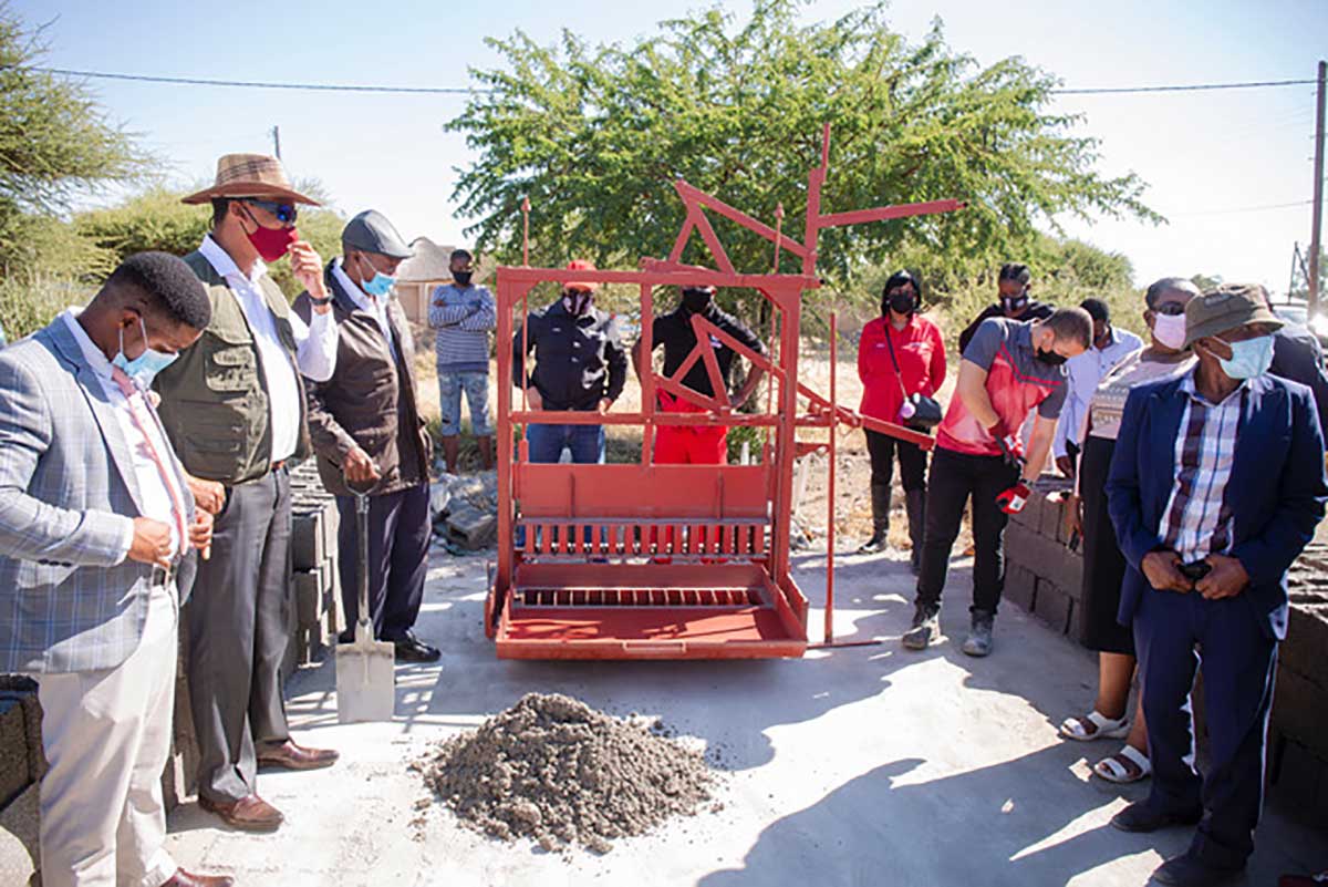 PPC Botswana’s ongoing brickmaking workshops